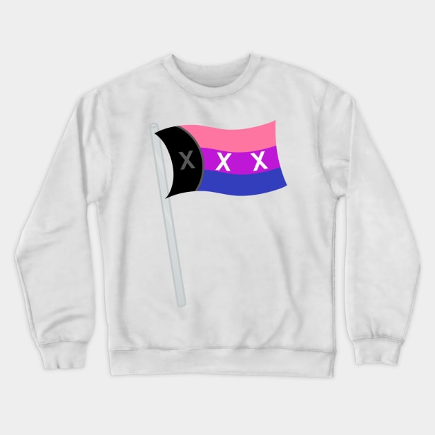 L'Manberg Pride - Genderfluid Crewneck Sweatshirt by WhiteRabbitWeirdo